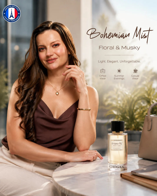 Chogan Bohemian Mist Unisex Extrait de Parfum 50ml & 100ml | Floral Fruity Fragrance