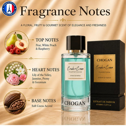 Chogan Crush n' Cream Unisex Extrait de Parfum 50ml & 100ml | Sweet Gourmand Fragrance