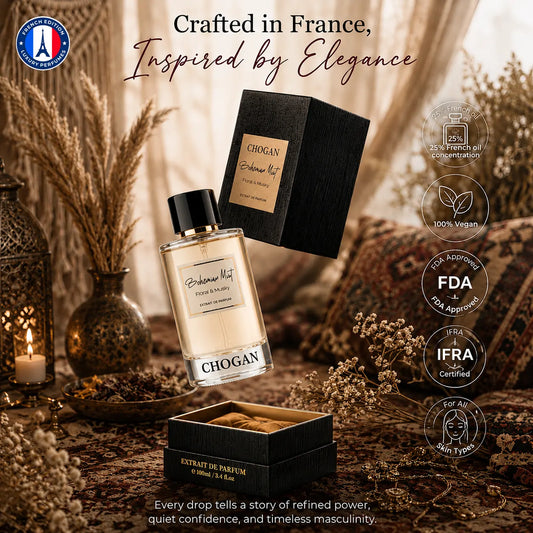 Chogan Bohemian Mist Unisex Extrait de Parfum 50ml & 100ml | Floral Fruity Fragrance
