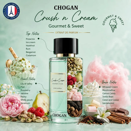 Chogan Crush n' Cream Unisex Extrait de Parfum 50ml & 100ml | Sweet Gourmand Fragrance